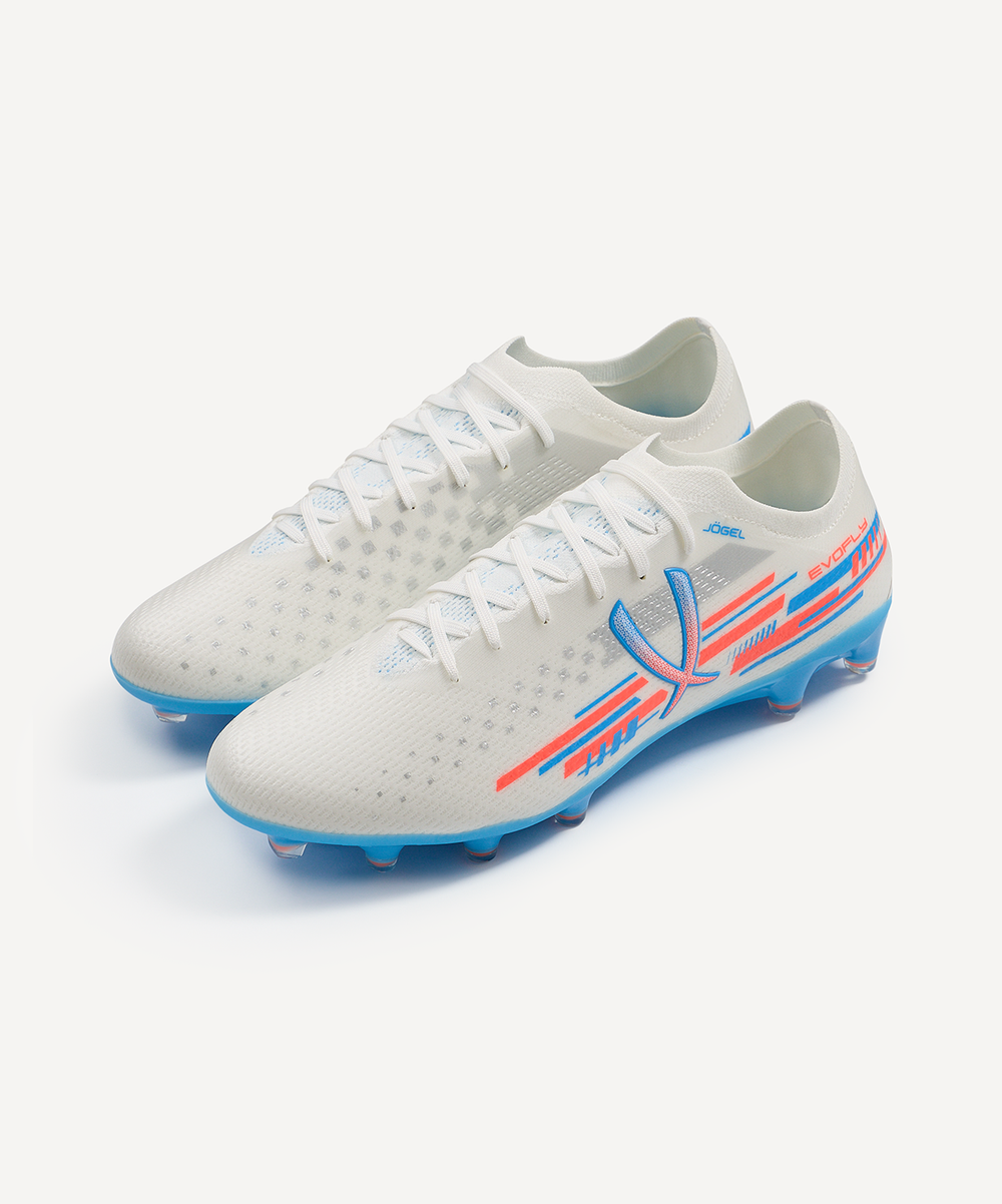 Бутсы футбольные Evofly FG Pro White/blue