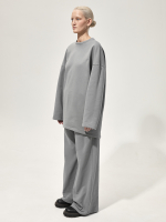 Толстовка "Бетон". Серая