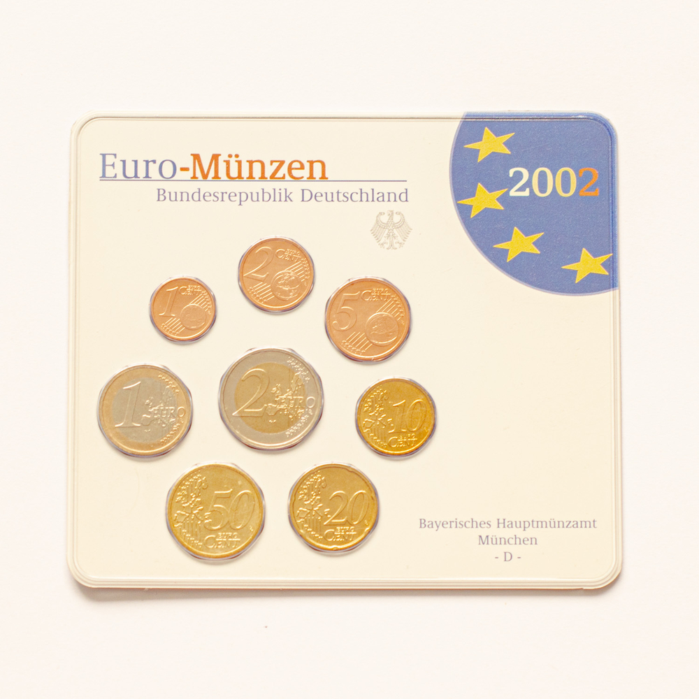 Germany 2002 Year Set (A, D, F, G, J)