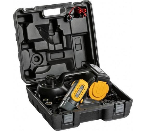 Домкрат Denzel 51190 электрогидравлический "3 в 1" (1,5т), 12В + гайковертом