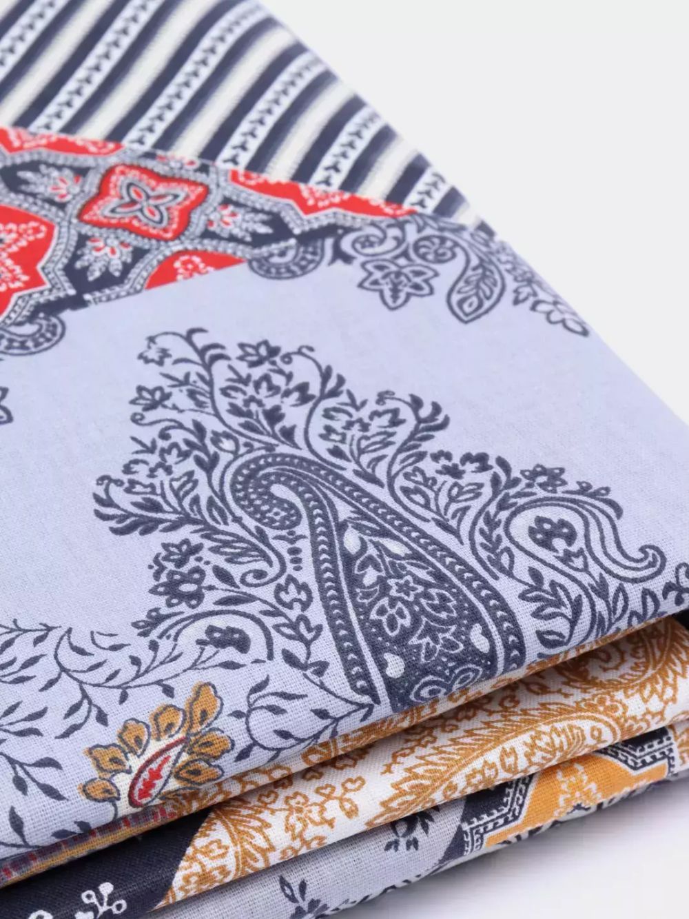 Пододеяльник Сказка "Пэчворк" 2-спальный на молнии 175х215 см, перкаль