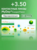 Однодневные контактные линзы MyDay daily disposable (уп. 30 линз)