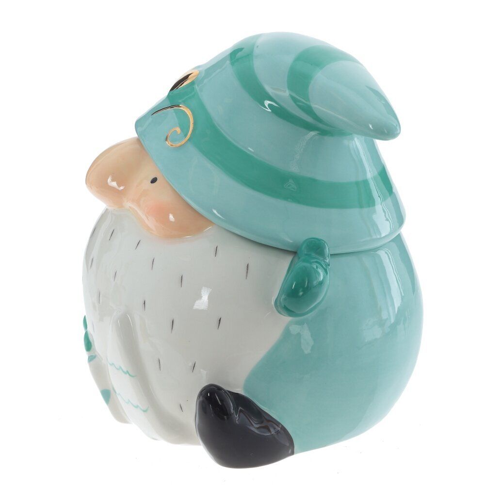 GAEM Конфетница "Гном: Праздничный Хранитель", 800 мл, L16 W13,5 H16 см