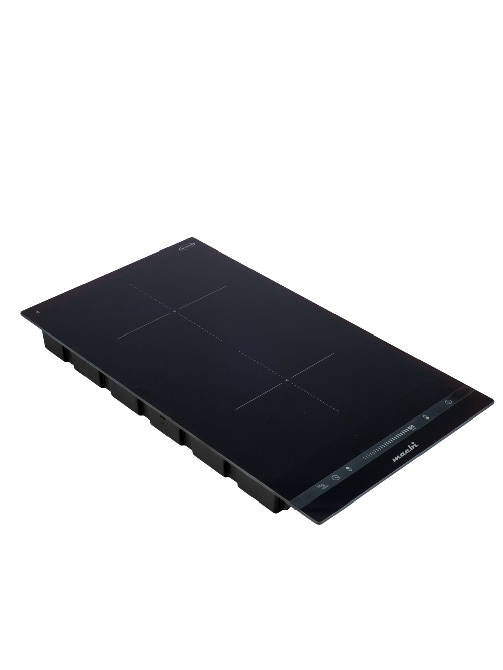 Индукционная варочная панель MACBI GK-ID 303619 EB-P: шнур с вилкой, 2 конфорки 3600Вт, непрерывный нагрев, черный/матовый