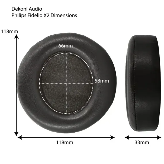 Dekoni Audio Choice Leather for Philips Fidelio X2
