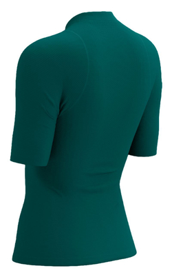 Женская теннисная футболка Compressport Trial Racing Postural SS - Бирюзовый