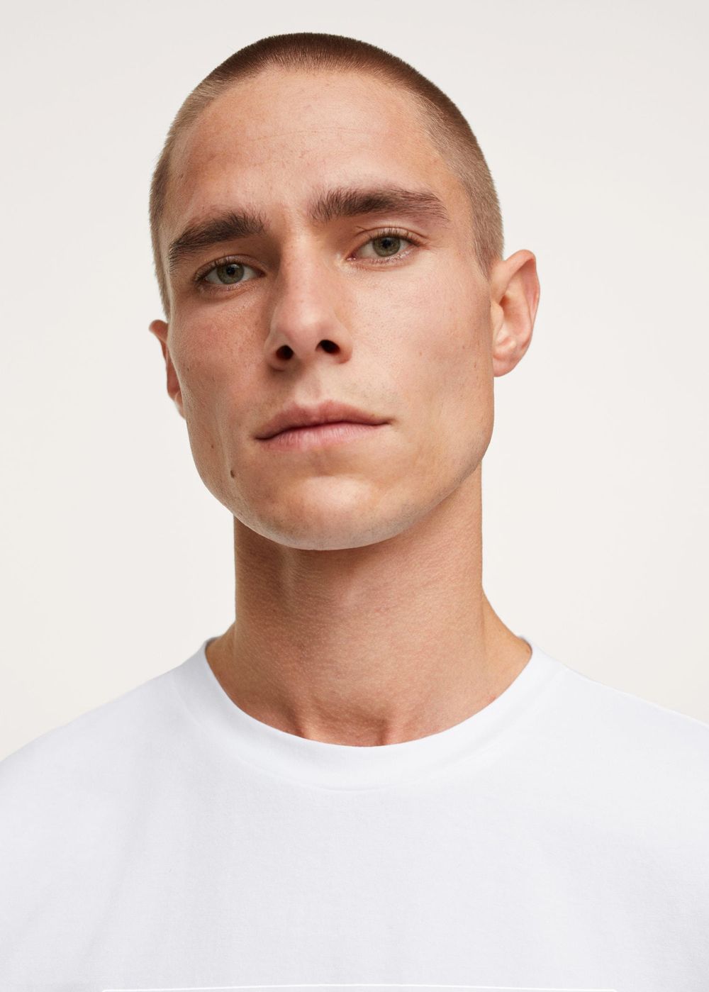 Хлопковая футболка стрейч