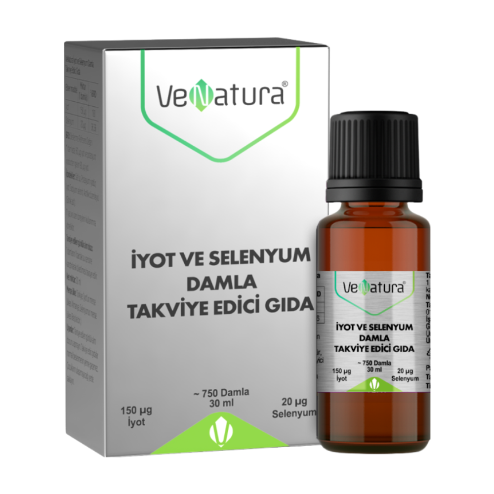Йод 150мг и Селен 20мг 30мл 750 капель (VeNatura)