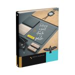 Тетрадь на кольцах 120л, А5, BG Eco-office, обложка ламинированный картон