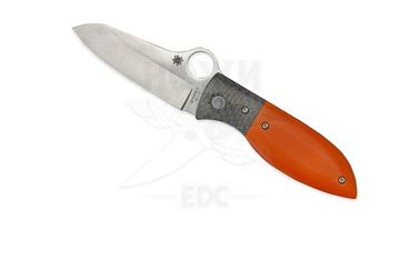 Складной нож Spyderco Firefly C184GPOR c клинком из стали VG-10, рукоять G10
