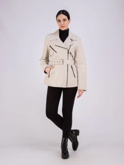 Куртка  кожаная из натуральной кожи оверсайз Турция