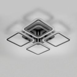 Citilux Марсель Смарт CL232A145E RGB Умная люстра Чёрная