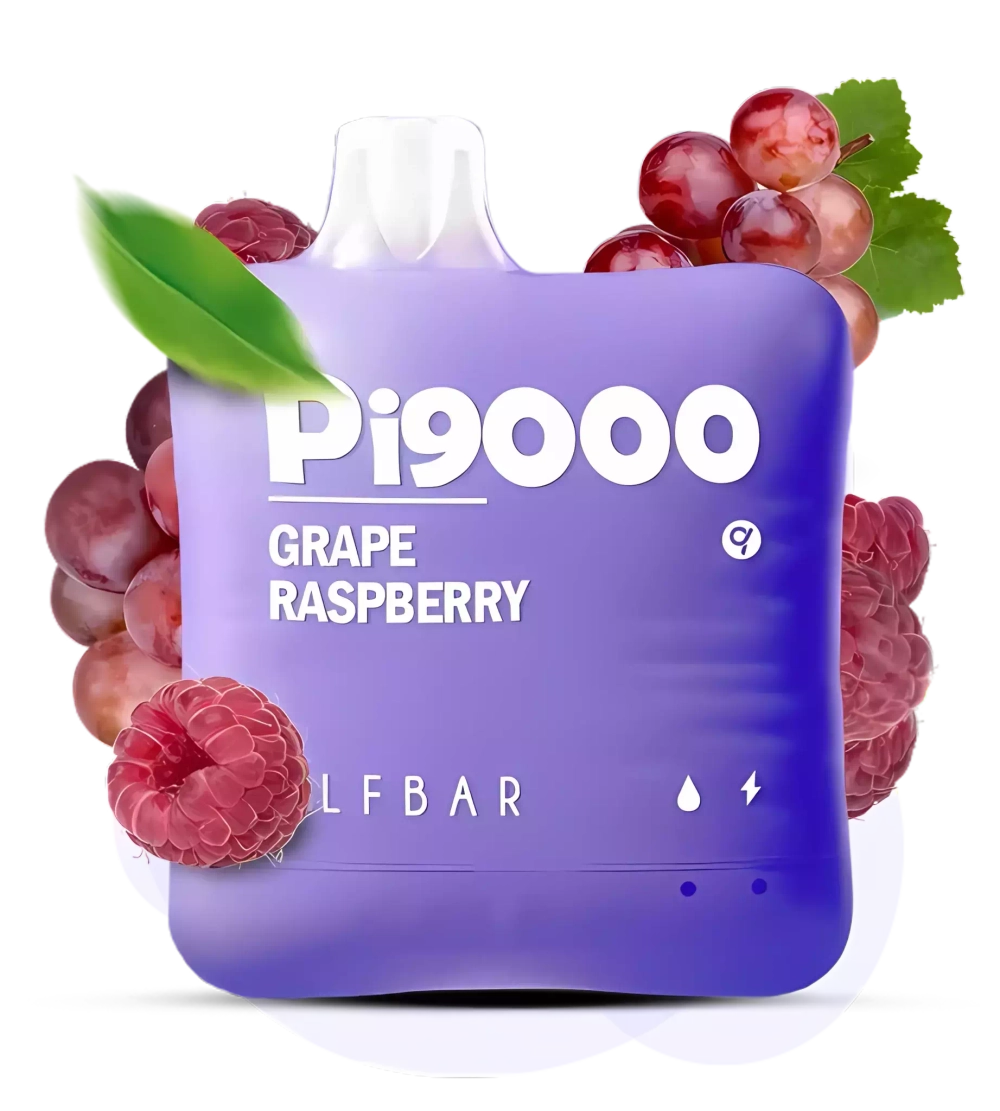 Elf Bar Pi9000 - Grape Raspberry (nic 5%)