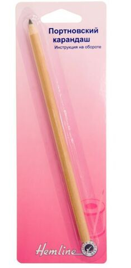 Карандаш портновский смываемый водой, серый (10702070/210722/3223186/1_Китай)