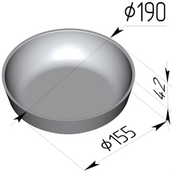 Форма для выпечки хлеба 190х40 мм