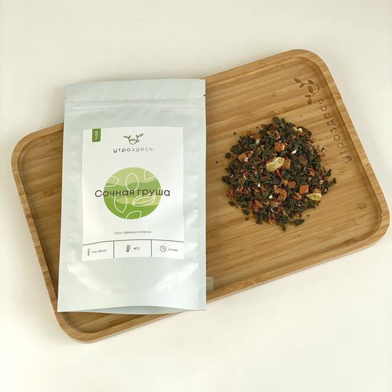 Чай улун листовой фруктовый Сочная груша, 80г