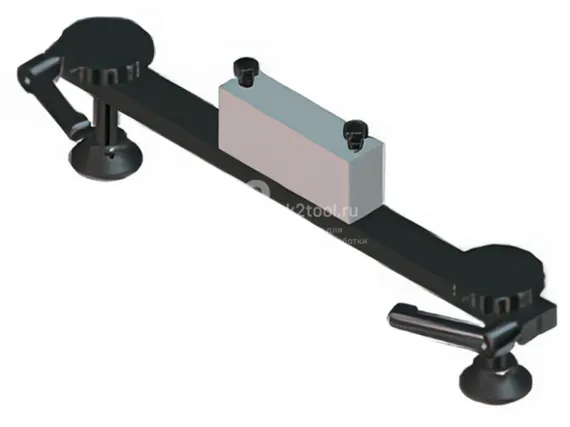 Опора с пластиковыми упорами для рельса направляющего кольцевого Promotech