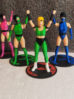 Подвижная фигурка "Соня" Mortal Kombat, пластик, цветная