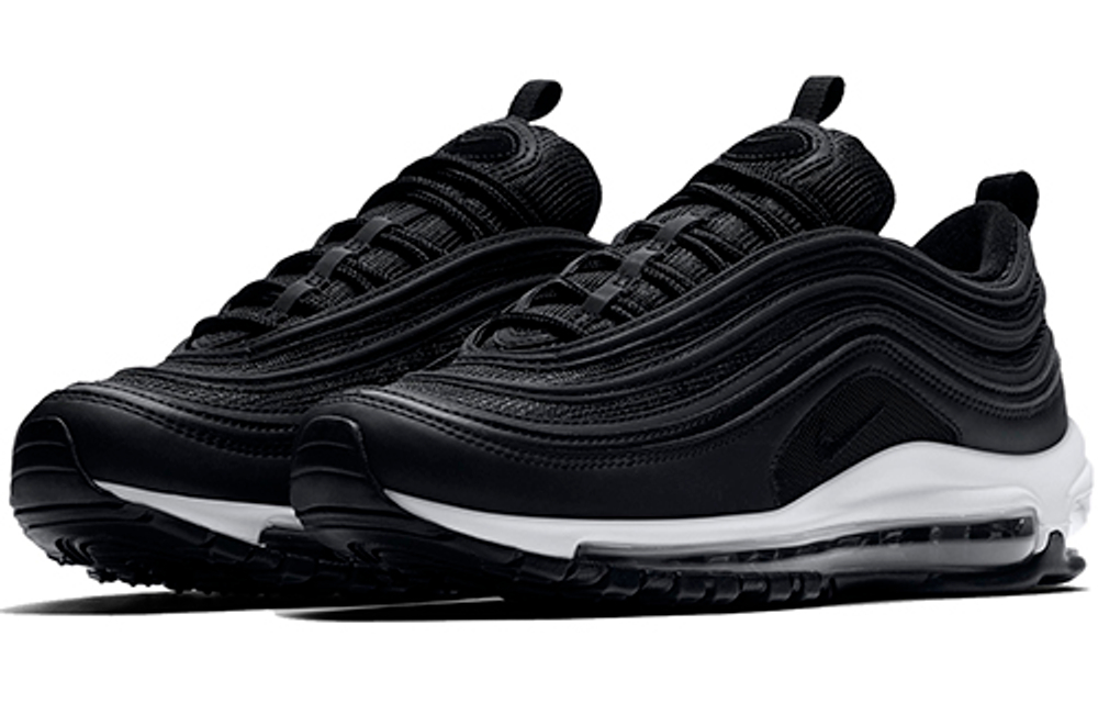 Nike Air Max 97 Black Black White Women"s