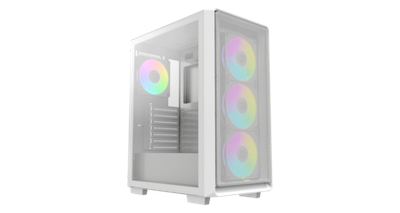 Корпус Ocypus Gamma C60 WH ARGB ATX/mATX/ITX 3xUSB Белый Gamma-C60-WHG400XX-GL