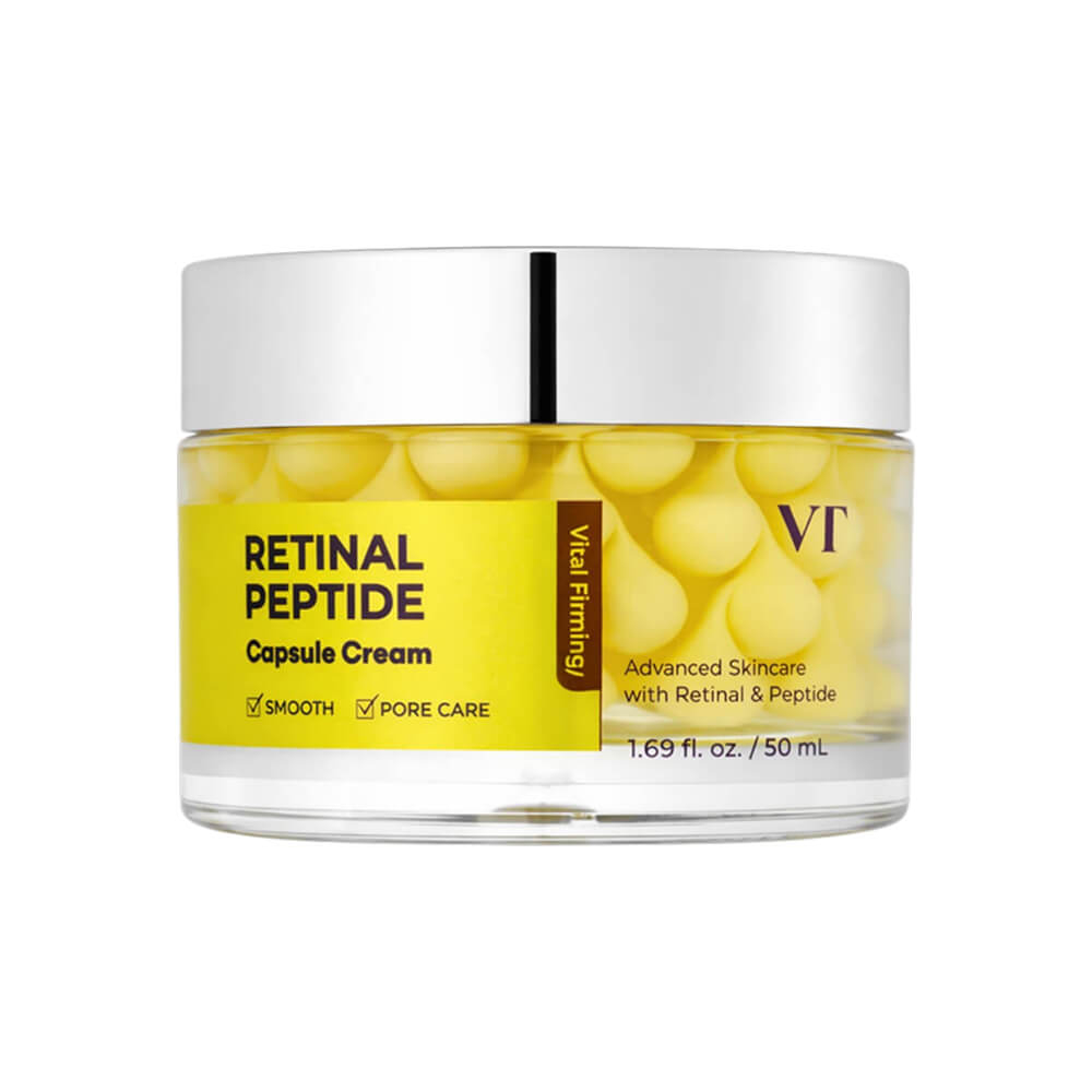 Крем для лица капсульный с ретиналем и пептидами VTCOSMETICS Retinal Peptide Capsule Cream 50 мл
