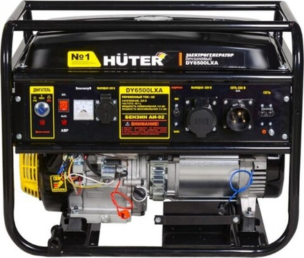 Бензогенератор HUTER DY 6500 LXA с блоком АВР 64/1/27