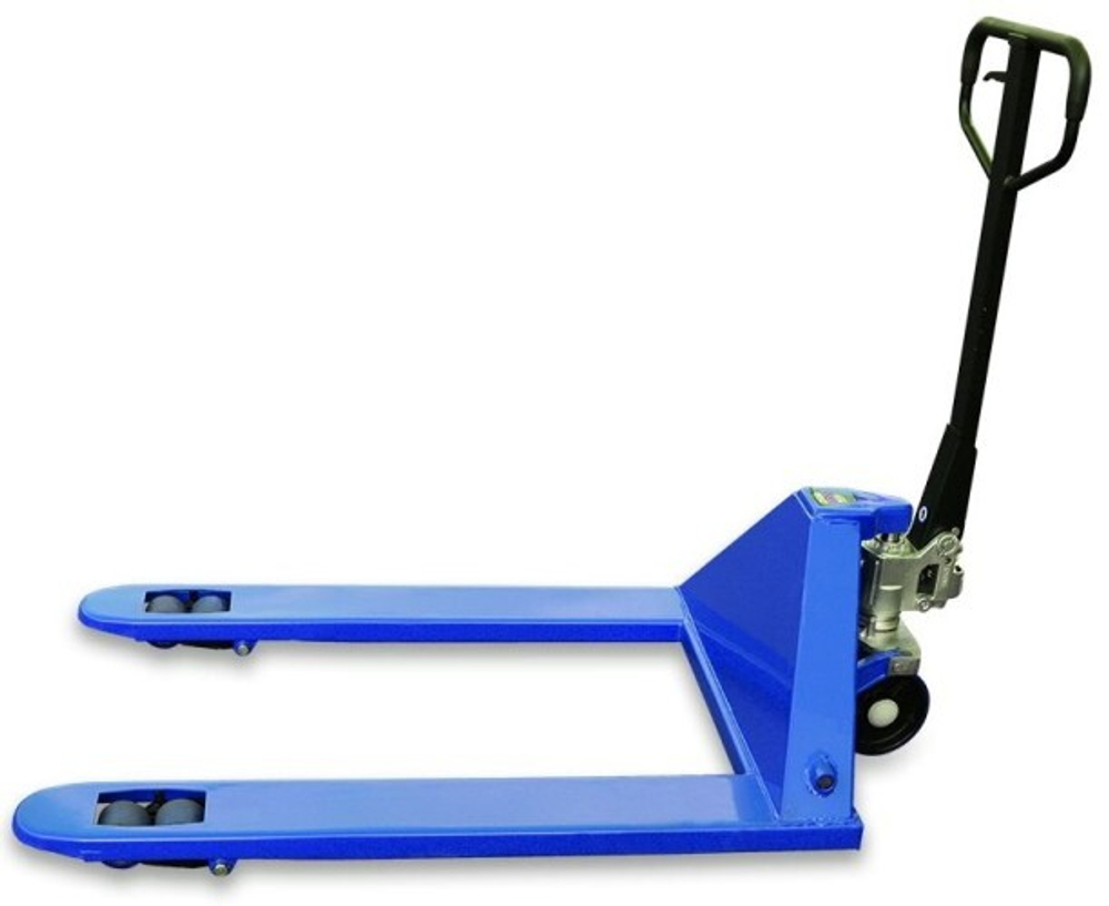 Тележка гидравлическая широковильная TOR RHP(BF) 2,5 т, 1220х685 мм, полиуретановы колеса (1010177) 1010177