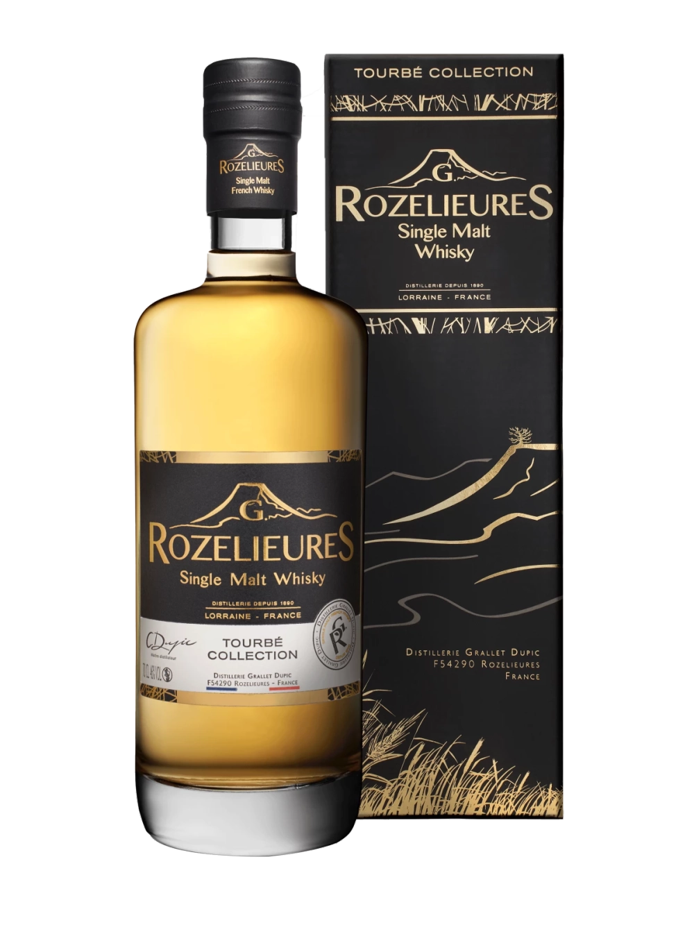 Виски Rozelieures Tourbe Collection Single Malt, 0.7 л.