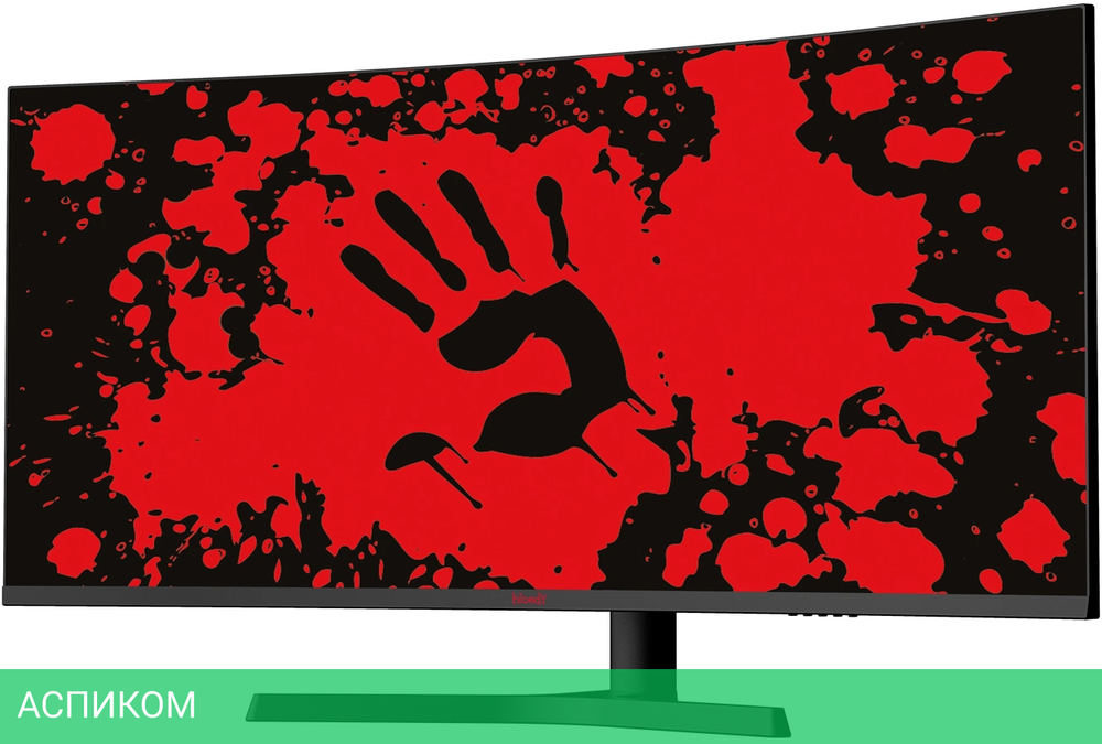 Монитор Bloody MN340W черный