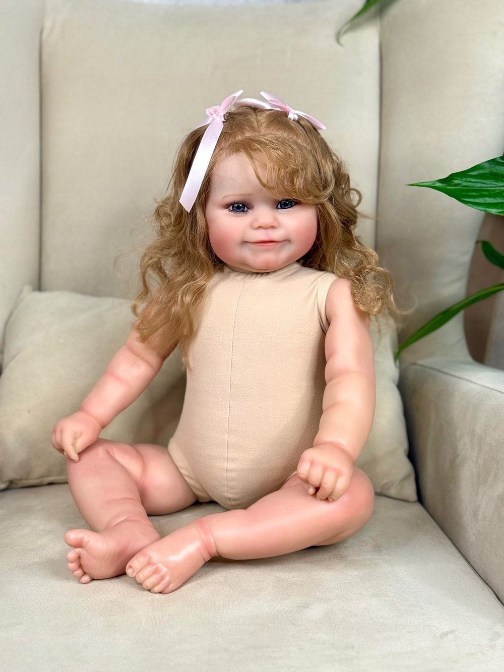 Кукла Реборн мягконабивная 60см (FA-962)