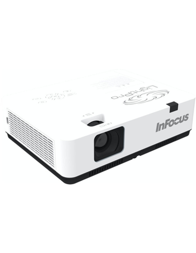INFOCUS IN1034 Проектор {3LCD 4800lm XGA 1.48~1.78:1 50000:1 (Full 3D) 16W 3.5mm in Composite video Component VGAINx2, HDMI IN, Audio in(RCAx2), USB-A, USB B х2, VGA out, Audio 3.5mm out}