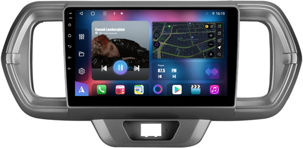 Магнитола для Toyota Passo 3, Daihatsu Boon 3 2016-2023 - FarCar 9531 монитор 9" QLED на Android 13, 8 ядер (TS18), CarPlay, 4G SIM-слот