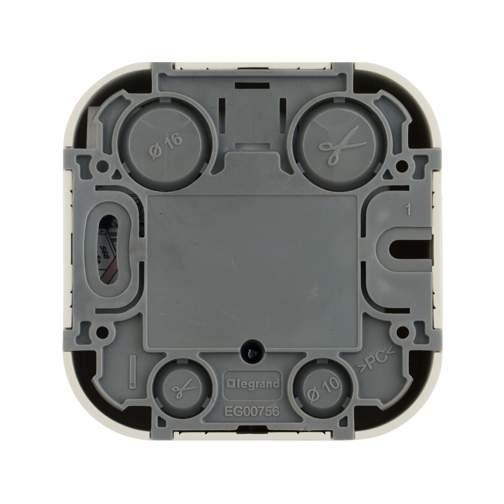 Розетка компьютерная RJ45 категория 5e UTP IP20 слоновая кость Quteo Legrand