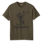 Футболка Men´s T-Shirt Cowboy Graphic green Harley-Davidson