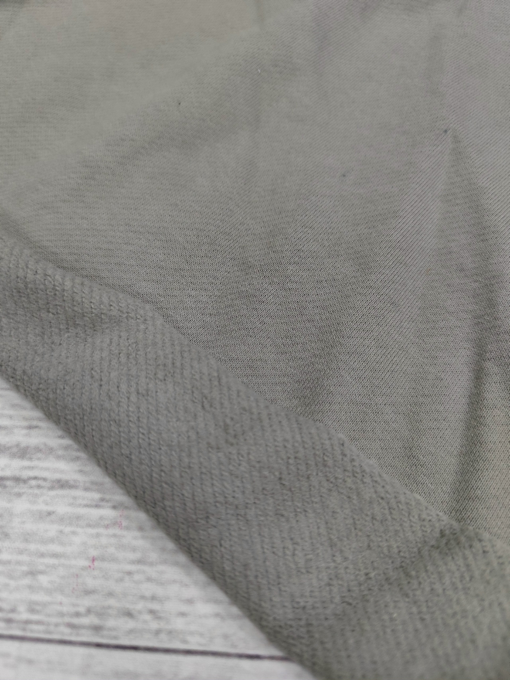 Футер 3-х нитка диаг.микроначёс / Серый