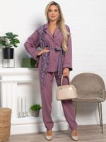 Костюм брючный Стилизация (нежно-розовый) К15332-4М LT Collection
