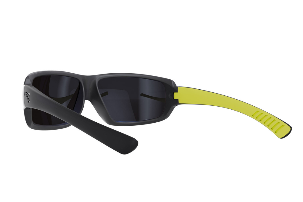 Спортивные очки LiP FLO / Matt Black Mustard / Zeiss / PA Polarized / Pacific Blue Lens