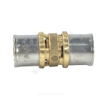 Муфта для МП/PE-X труб латунь пресс Дн 32 RM102 Giacomini RM102Y011