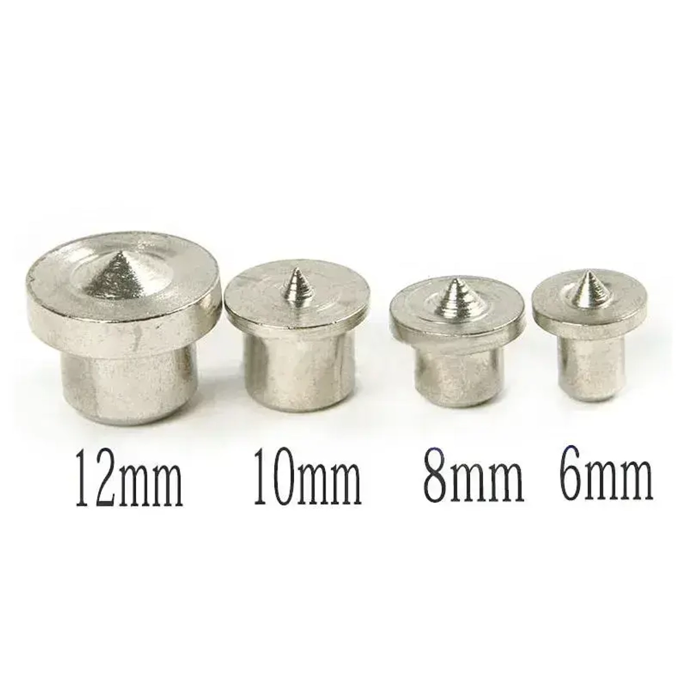 Центроискатель под шкант (столярная наколка, разметочный маркер) Набор 8шт/твердый