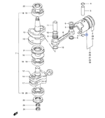 Поршень Suzuki DT20/25/30лс (12110-96353-000)