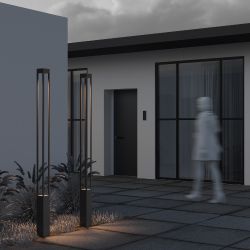 Светильник столбик ландшафтный 25вт 110x110x2000мм