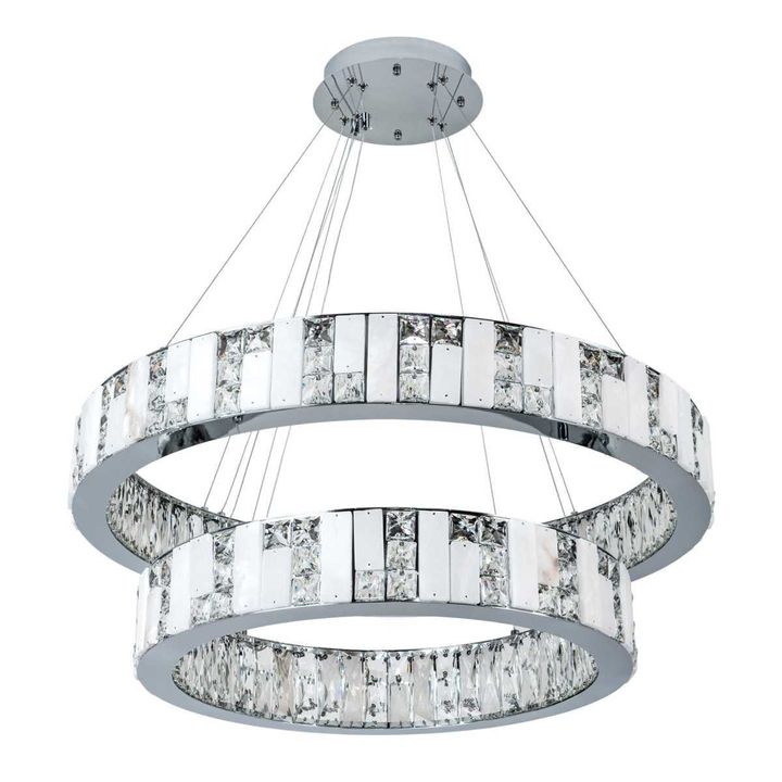 Подвесная светодиодная люстра Modelux Premium ML.6985.800.600P CR