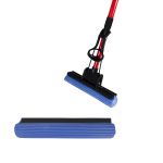 ШВАБРА ДЛЯ ПОЛА MopP-06 ОТЖИМНАЯ L=115 СМ, НАСАДКА ПВА 27 СМ (1/20) "РЫЖИЙ КОТ"