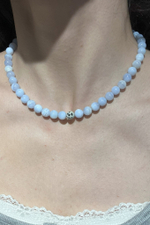 Ожерелье BLISS из голубого агата