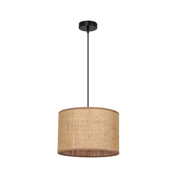 Подвесной светильник 1*E27 A7090SP-1BK черный/коричневый STRAW Arte Lamp