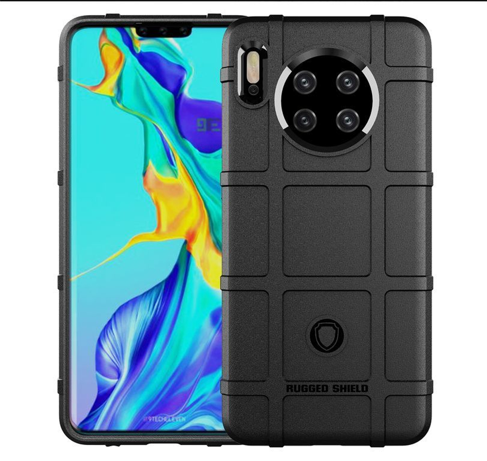 Чехол для Huawei Mate 30 цвет Black (черный), серия Armor от Caseport