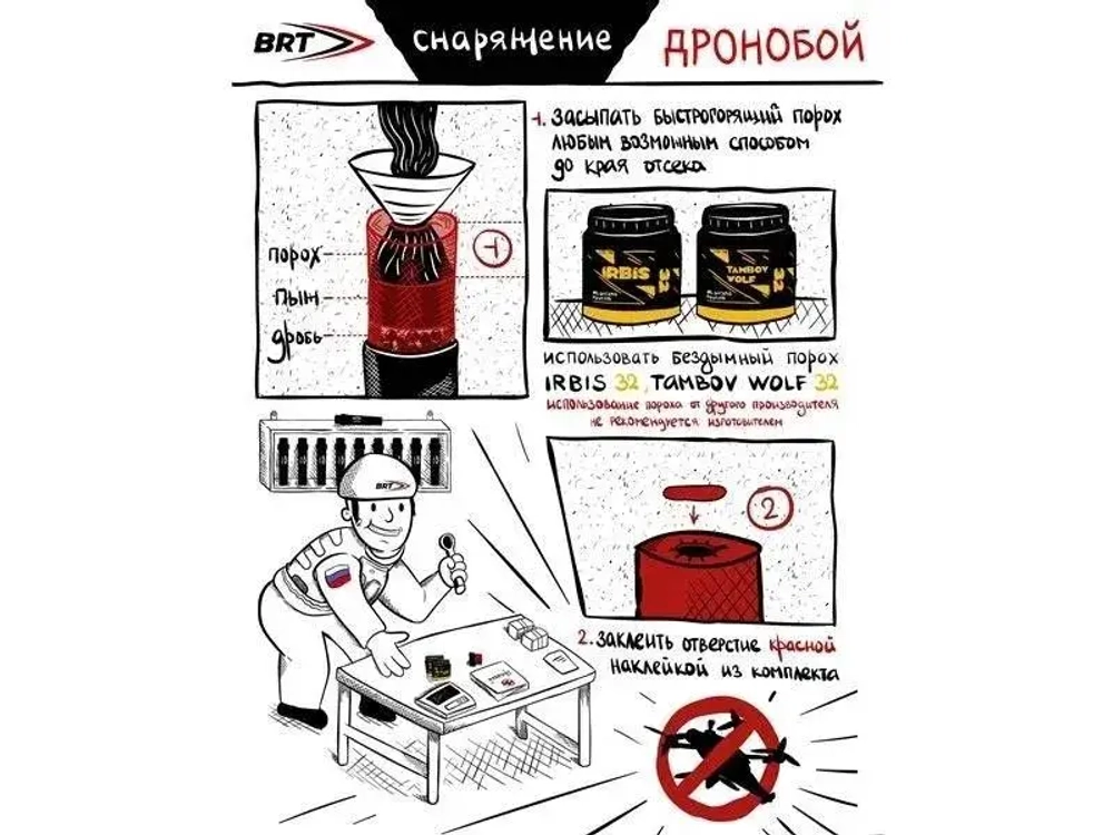 Набор 20 снарядов (контейнеров Д23) для Дронобоя, BRT
