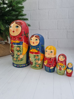 Матрёшка "с курочкой" традиция 15см 5мест