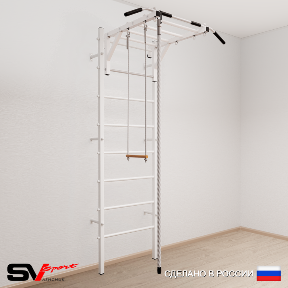 Шведская стенка Sv Sport 535 (Турник рукоход/Канат/Трапеция)