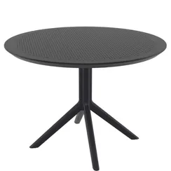 Стол пластиковый Sky Table Ø105, черный